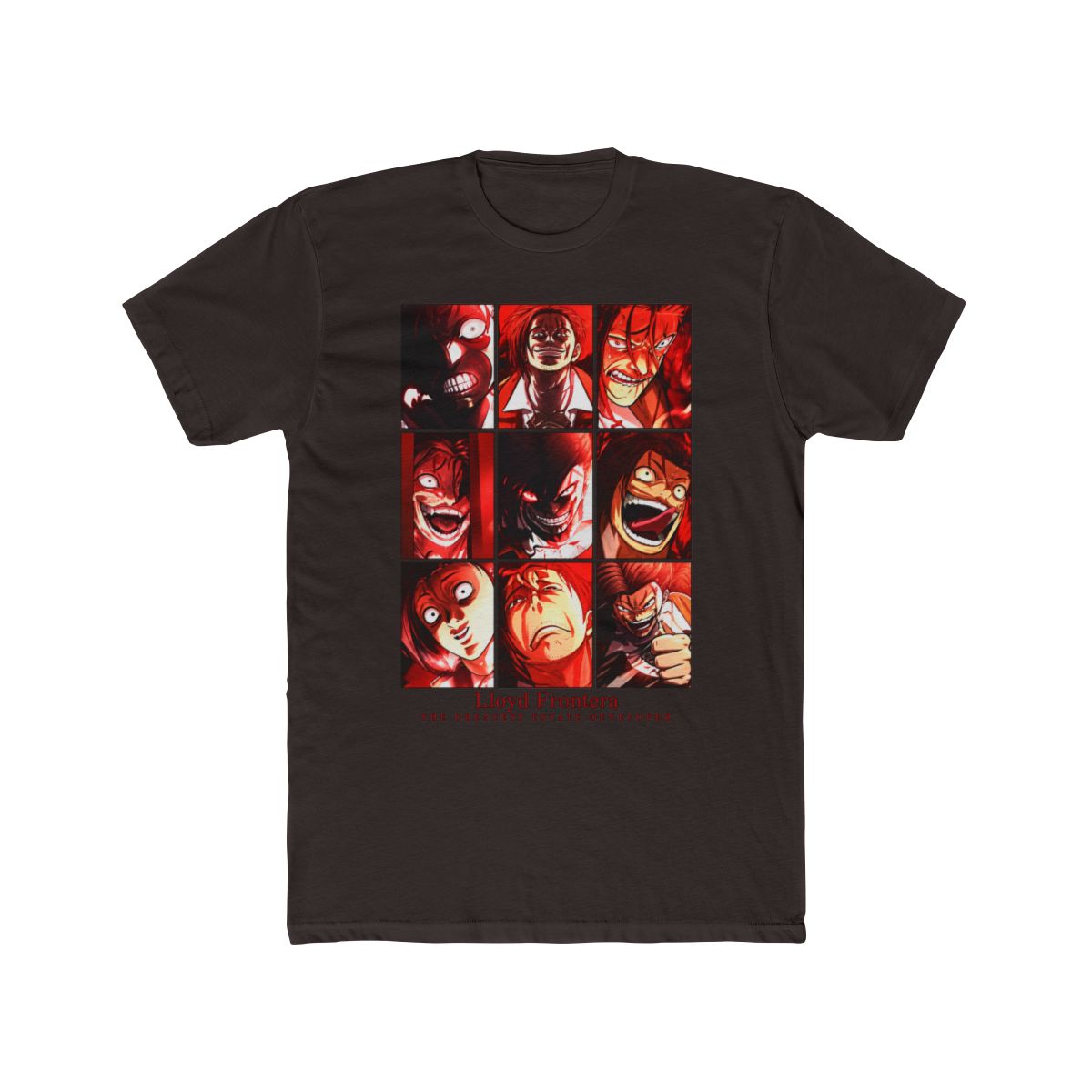 The Greatest Estate Developer Lloyd Frontera Faces T Shirt - alternate angle 2, merchandise