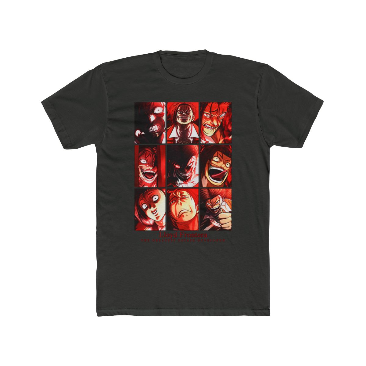 The Greatest Estate Developer Lloyd Frontera Faces T Shirt - alternate angle 5, merchandise