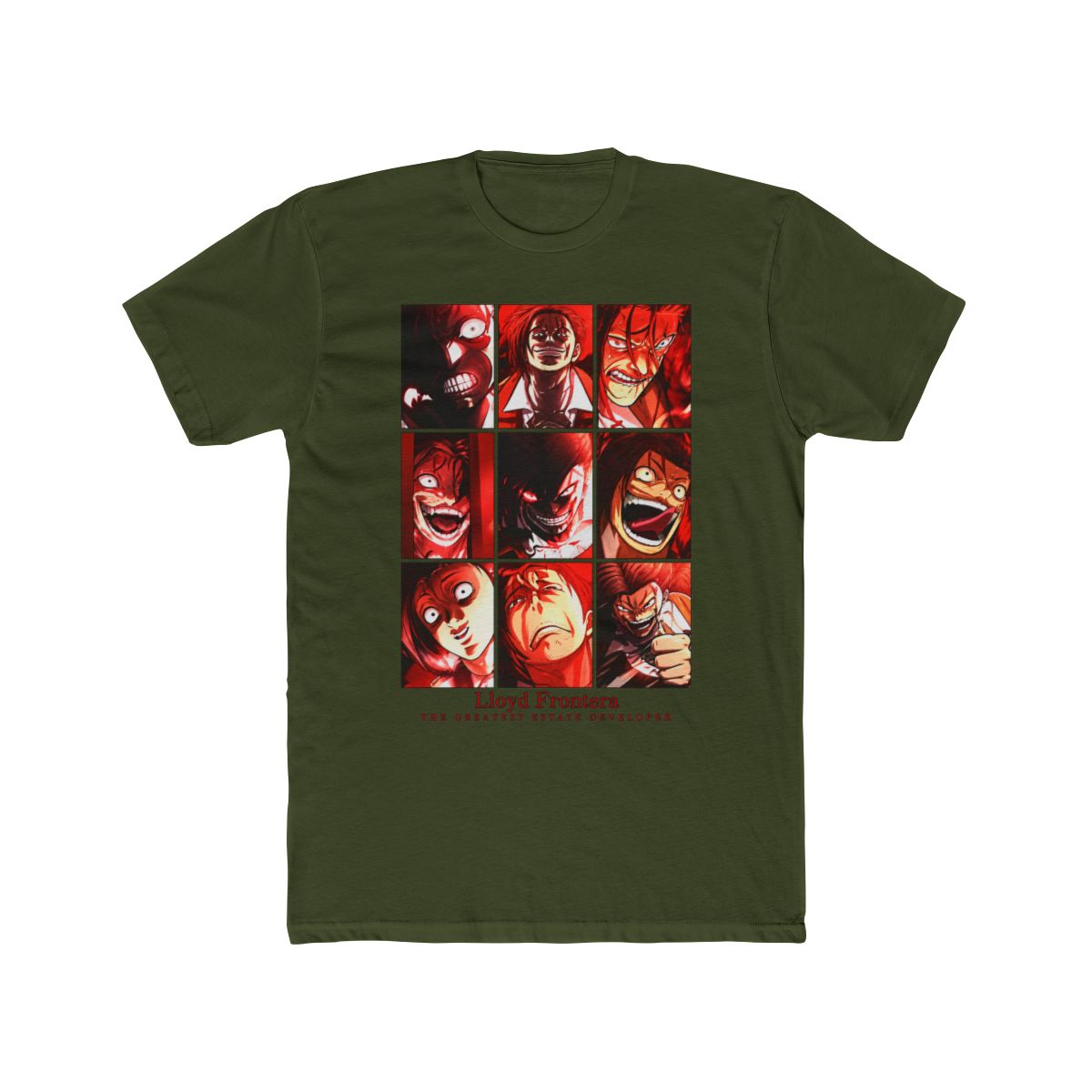 The Greatest Estate Developer Lloyd Frontera Faces T Shirt - alternate angle 4, merchandise
